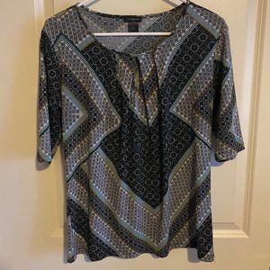 Ann Taylor Multi-Color Blouse Size M